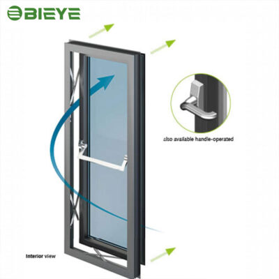 106mm series aluminum outward parallel opening window
